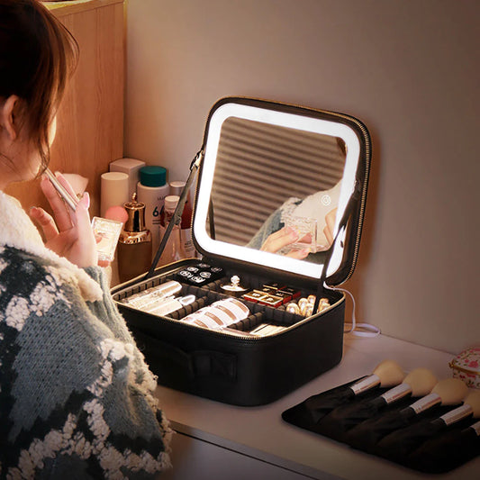 LED Mirror Make-up Bag™ - Overal en Altijd Schitteren
